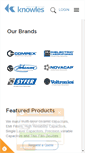 Mobile Screenshot of knowlescapacitors.com